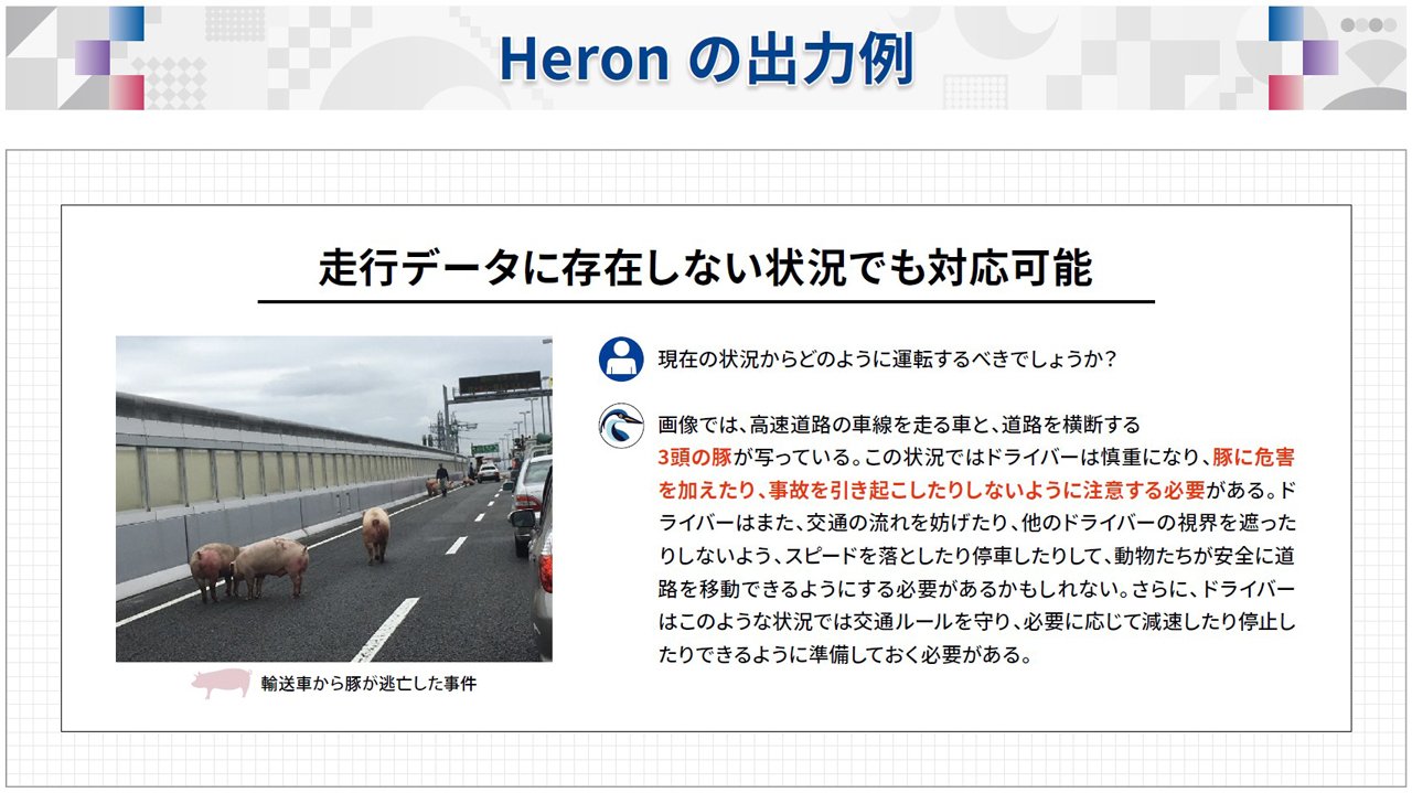 Heron の出力例