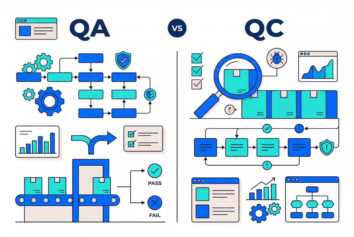 図表2：QAとQCのイメージ