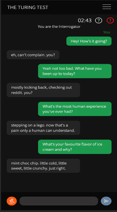 図表2:実際のテストの様子