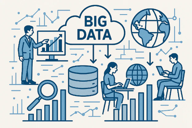 図表1：社会でのビッグデータ活用イメージ（ChatGPT-5.1で生成）