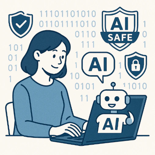 図表3：生成AIを安全に活用するイメージ