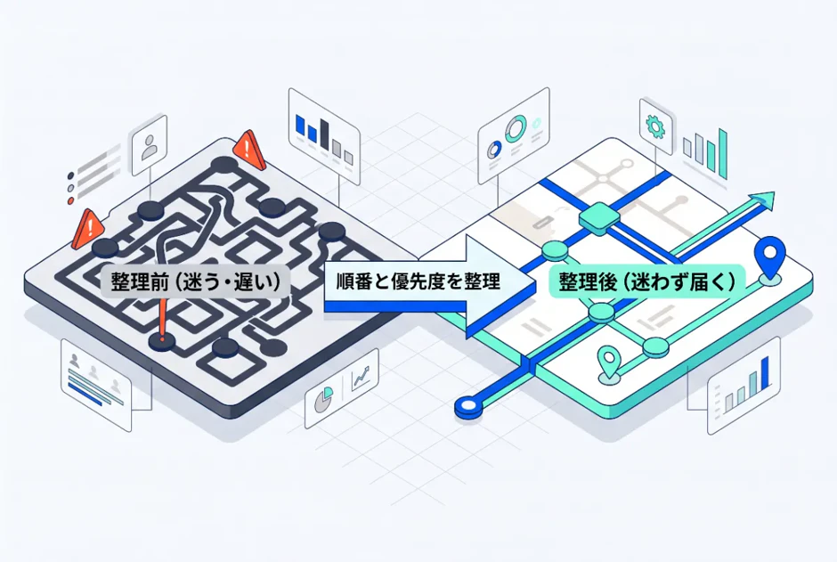 図表1:情報デザインのイメージイラスト
