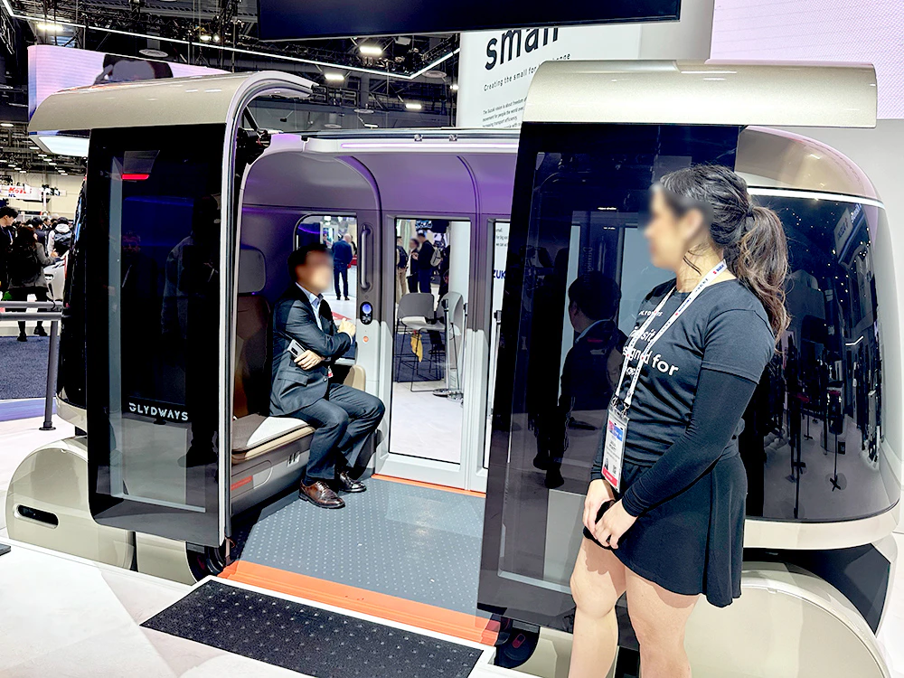 「Glydways」全体の外観　かなりコンパクトなサイズでした