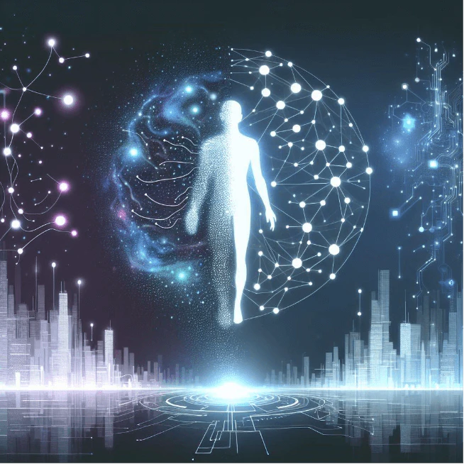 図3：GAIとシンギュラリティの行方のイメージ（DALL-E-3で生成）